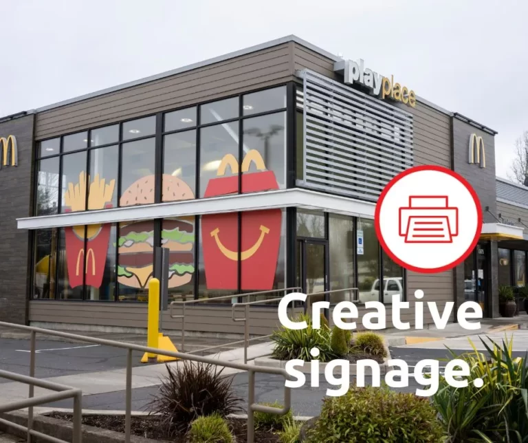 Creative signage for shops