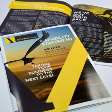 Variety of booklets for corporations