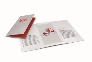 Flyers with logo