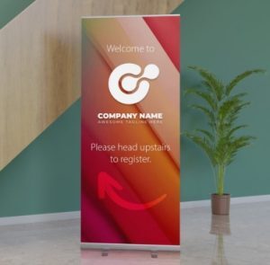 Strategic placement of your Pull Up Banner is essential for maximising its impact.