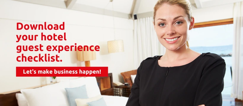 Banner download hotel guest experience checklist